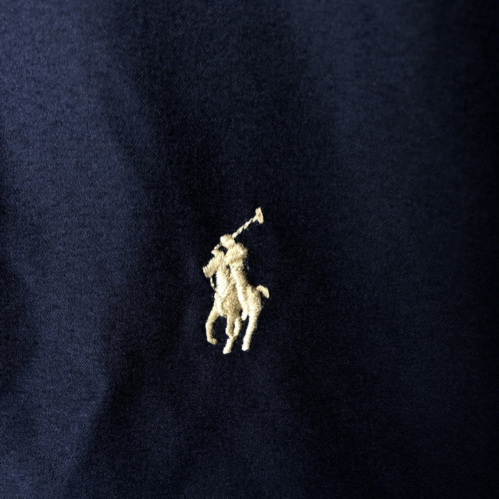 Ralph Lauren POLO by Ralph Lauren Swing Top Sports Jacket Men's L size polyester navy blue type Vintage Second Hand