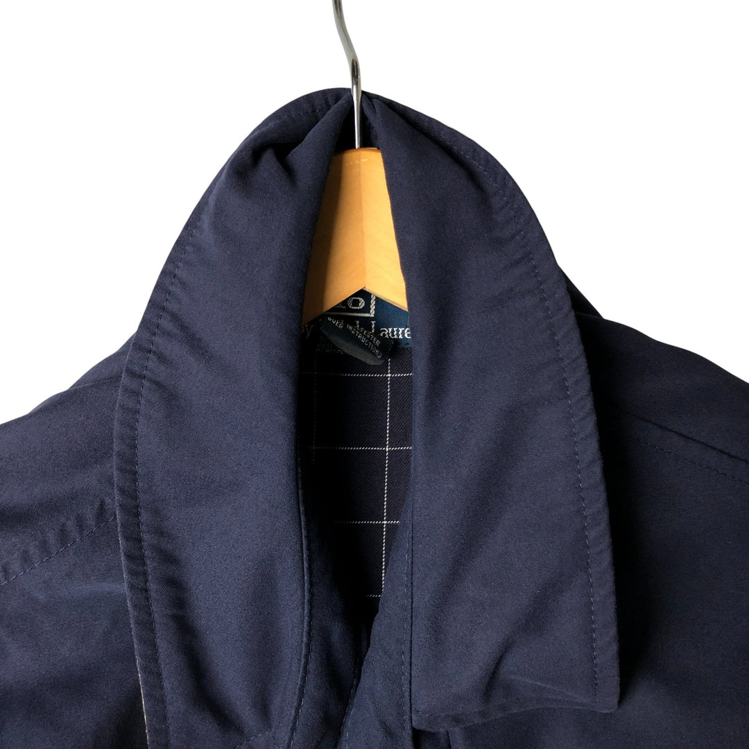 Ralph Lauren POLO by Ralph Lauren Swing Top Sports Jacket Men's L size polyester navy blue type Vintage Second Hand