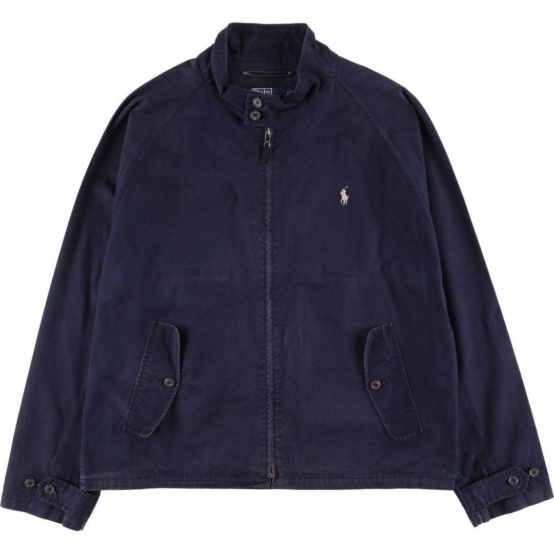 Ralph Lauren POLO by Ralph Lauren Harrington Jacket, Swing Top, Men's XL cotton navy blue type Vintage Second Hand
