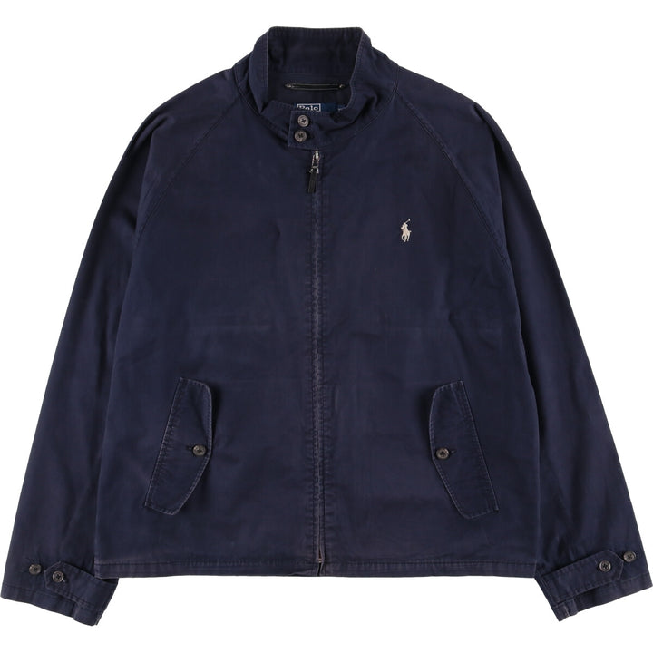 Ralph Lauren POLO by Ralph Lauren Harrington Jacket, Swing Top, Men's XL cotton navy blue type Vintage Second Hand