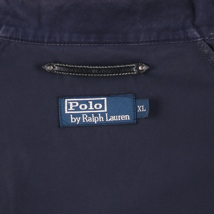 Ralph Lauren POLO by Ralph Lauren Harrington Jacket, Swing Top, Men's XL cotton navy blue type Vintage Second Hand