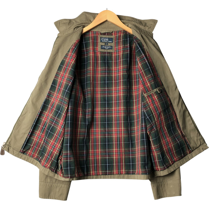 Ralph Lauren POLO by Ralph Lauren Swing Top Sports Jacket Men's L size cotton Khaki type Vintage Second Hand