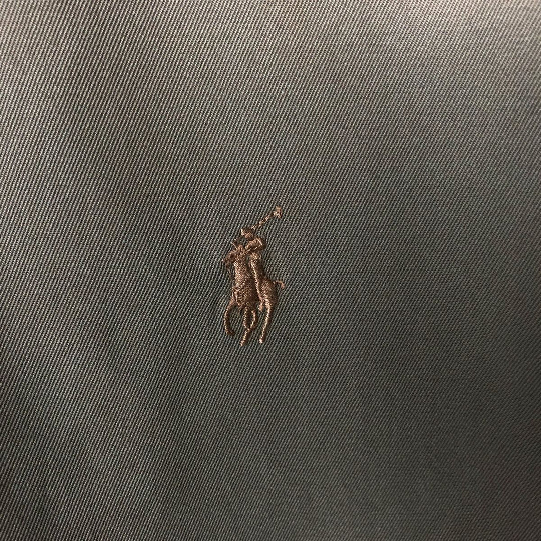 Ralph Lauren POLO by Ralph Lauren Swing Top Sports Jacket Men's L size cotton Khaki type Vintage Second Hand