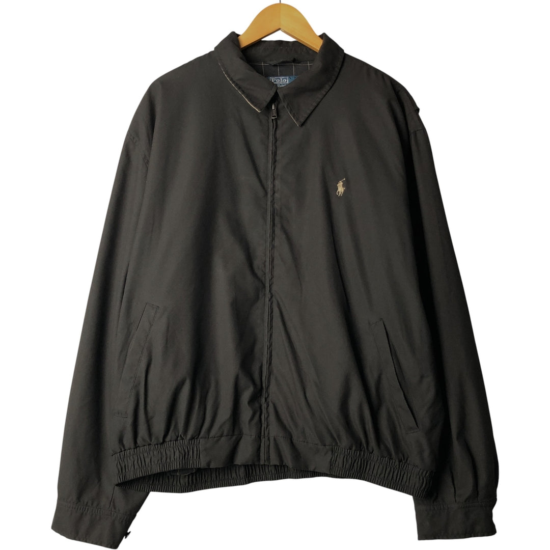 Ralph Lauren POLO by Ralph Lauren Swing Top Sports Jacket Men's XL polyester black type Vintage Second Hand