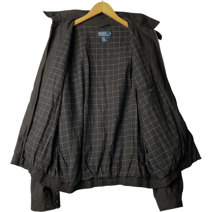 Ralph Lauren POLO by Ralph Lauren Swing Top Sports Jacket Men's XL polyester black type Vintage Second Hand