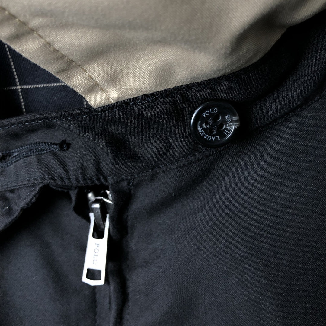 Ralph Lauren POLO by Ralph Lauren Swing Top Sports Jacket Men's XL polyester black type Vintage Second Hand