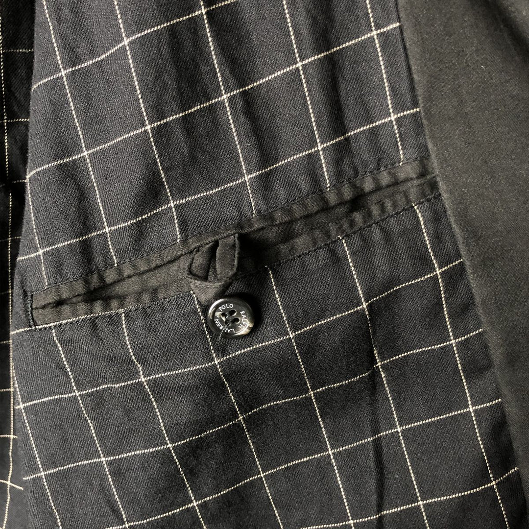 Ralph Lauren POLO by Ralph Lauren Swing Top Sports Jacket Men's XL polyester black type Vintage Second Hand