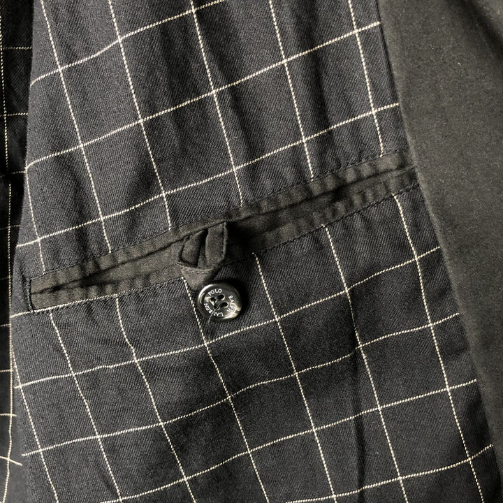 Ralph Lauren POLO by Ralph Lauren Swing Top Sports Jacket Men's XL polyester black type Vintage Second Hand