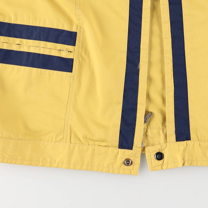 Vintage Bertano zip-up jacket, men's size XL polyester yellow type Vintage Second Hand