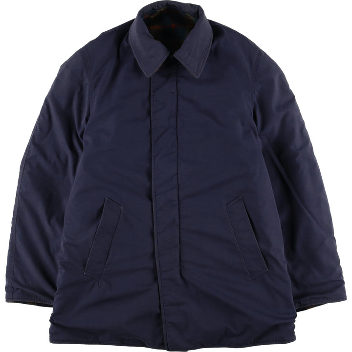 Vintage 1960'S Pendleton Check Pattern Reversible Wool Jacket, Men's Size L unclear Navy blue Vintage Second Hand