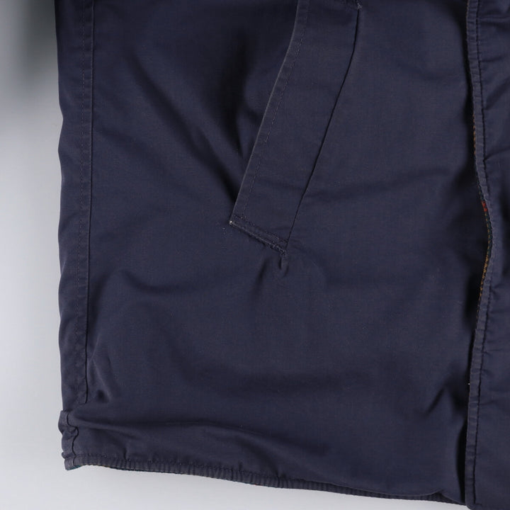 Vintage 1960'S Pendleton Check Pattern Reversible Wool Jacket, Men's Size L unclear Navy blue Vintage Second Hand