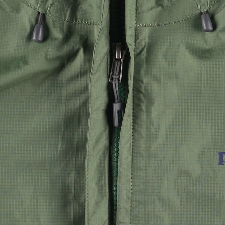 Patagonia Torrent Shell Jacket 83801SP15 Ripstop Mountain Parka Shell Jacket Men's Medium Nylon Khaki type sage green Vintage Second Hand