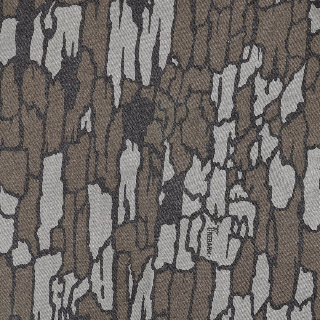 Camouflage Treebark Camo Hunting Jacket, Men's Size L unclear brown type Vintage Second Hand