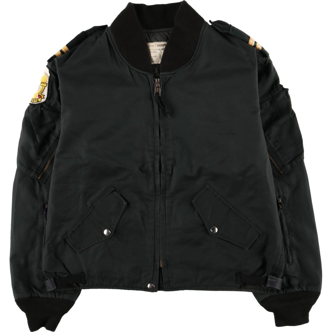 Vintage Canadian Army AMBRIDGE and THOMPSON Military Flight Jacket 6640, Men's Size L unclear Green type dark green Vintage Second Hand