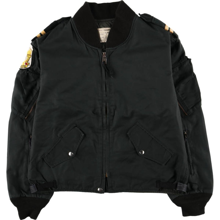 Vintage Canadian Army AMBRIDGE and THOMPSON Military Flight Jacket 6640, Men's Size L unclear Green type dark green Vintage Second Hand