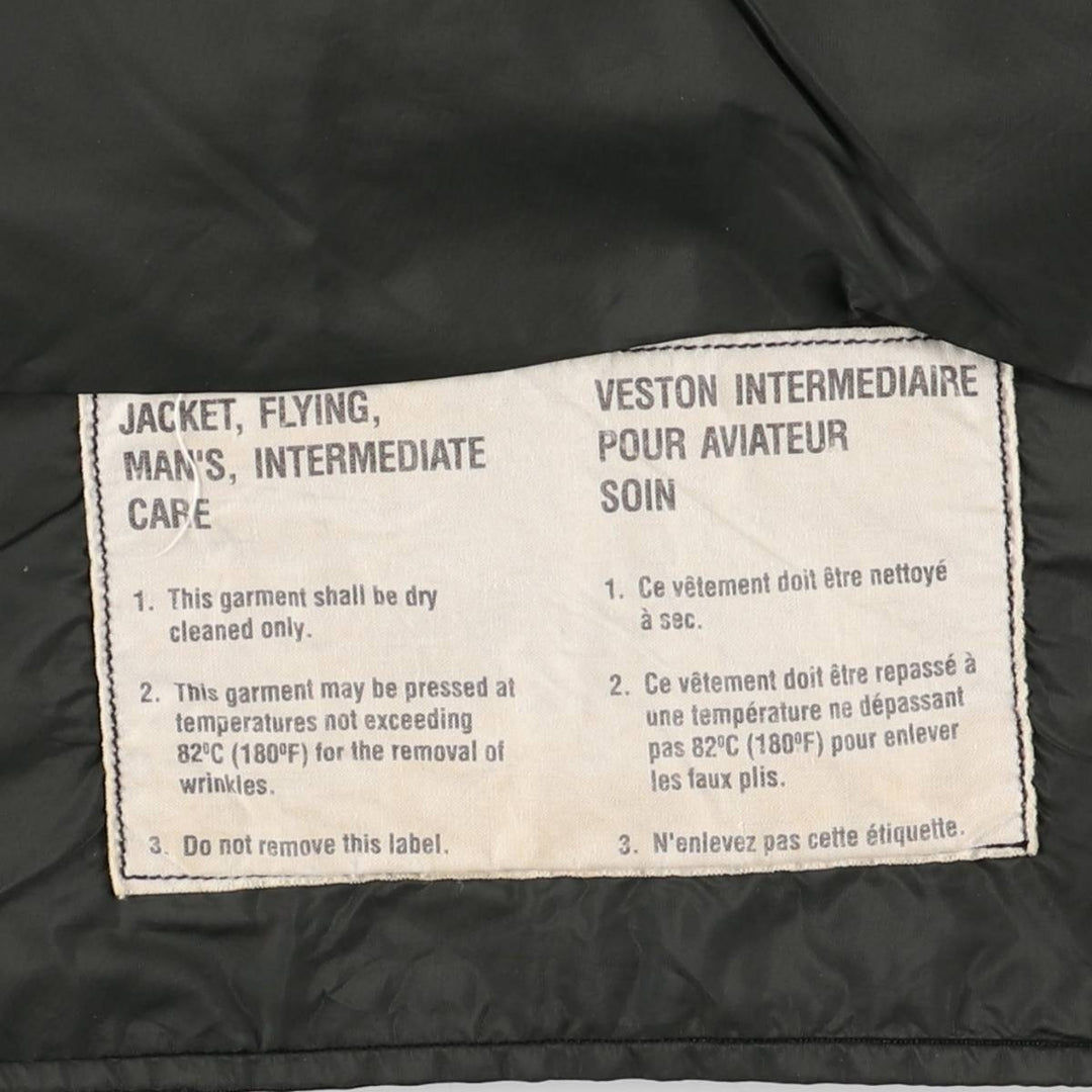 Vintage Canadian Army AMBRIDGE and THOMPSON Military Flight Jacket 6640, Men's Size L unclear Green type dark green Vintage Second Hand