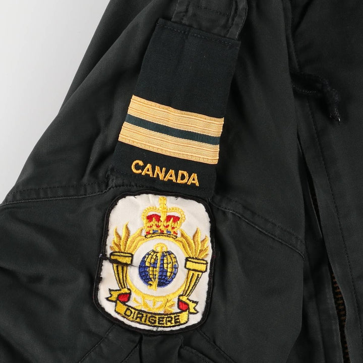 Vintage Canadian Army AMBRIDGE and THOMPSON Military Flight Jacket 6640, Men's Size L unclear Green type dark green Vintage Second Hand