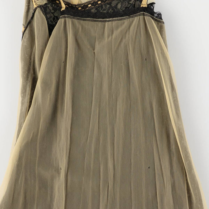 Stretta Half-Length All-Lace Lingerie Sleeveless Dress, Women's Size XS unclear black type Vintage Second Hand