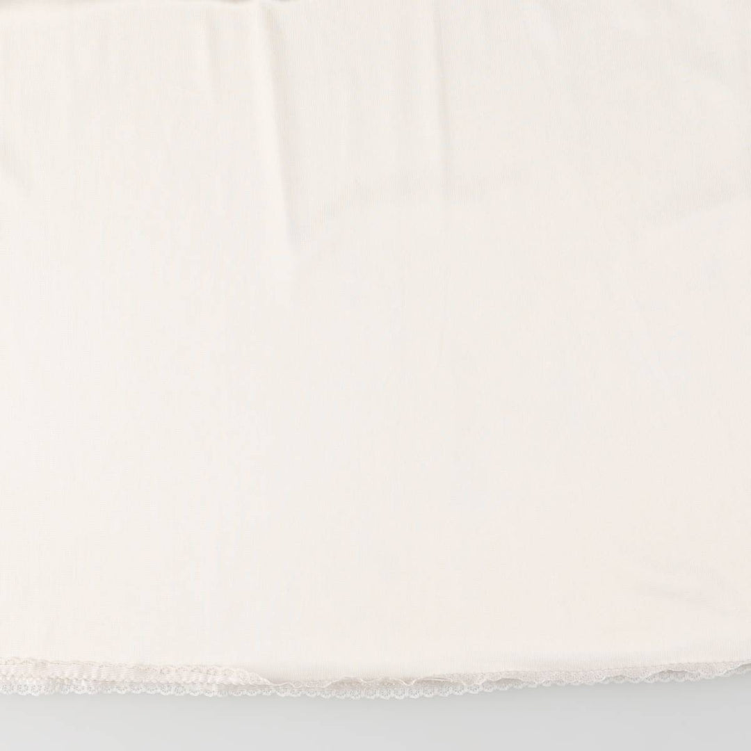 Half-length lingerie camisole dress, women's size M unclear white type Vintage Second Hand