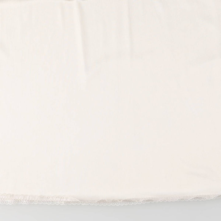 Half-length lingerie camisole dress, women's size M unclear white type Vintage Second Hand