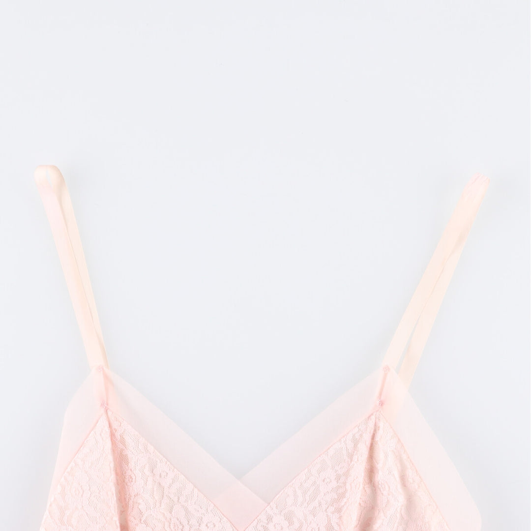 Delice Midi-Length Lingerie Camisole Dress, Women's Size XS unclear pink type Vintage Second Hand