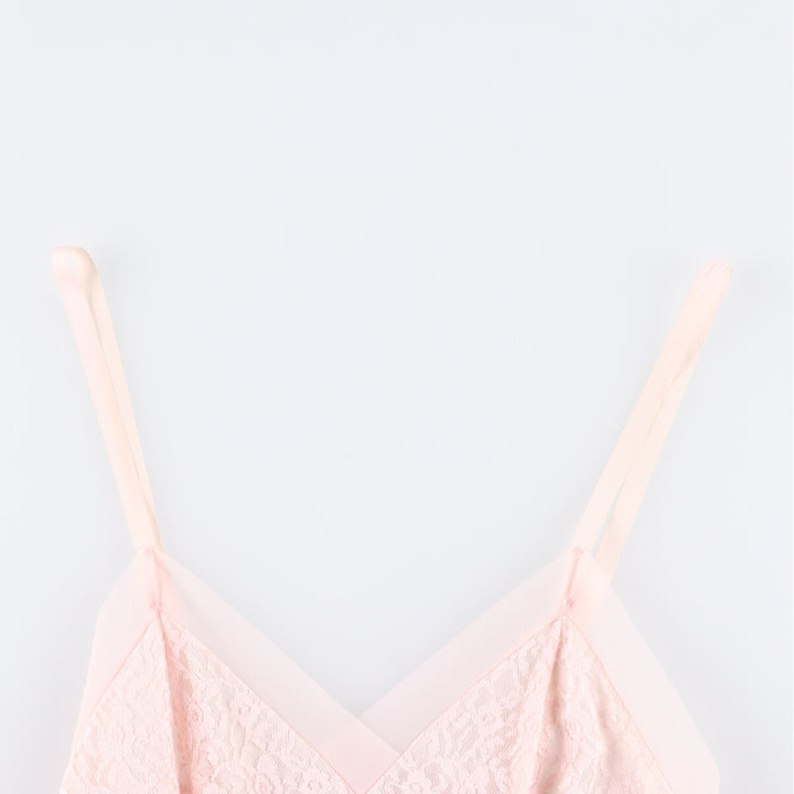 Delice Midi-Length Lingerie Camisole Dress, Women's Size XS unclear pink type Vintage Second Hand