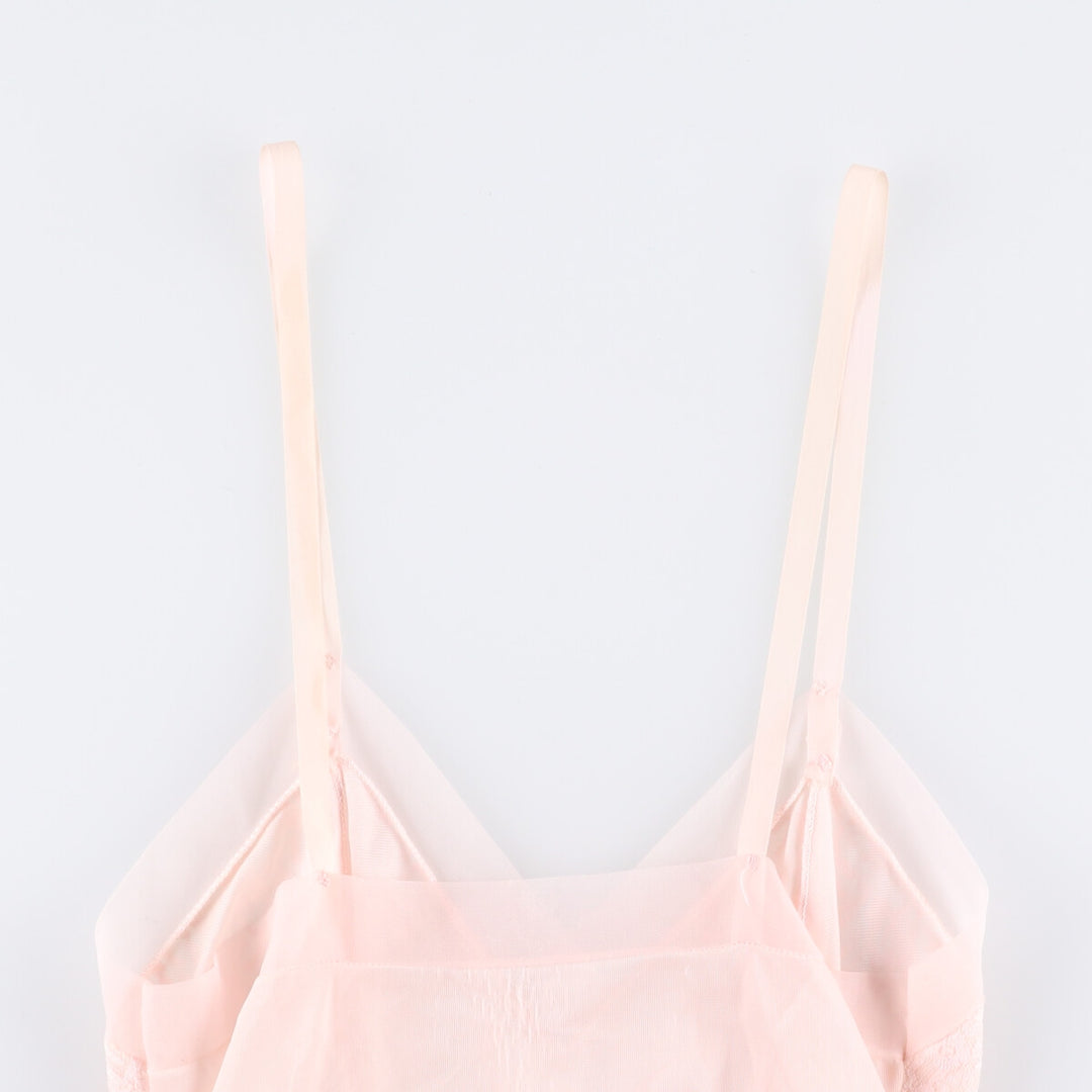 Delice Midi-Length Lingerie Camisole Dress, Women's Size XS unclear pink type Vintage Second Hand