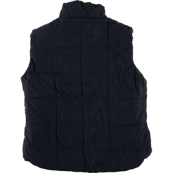 CHAPS Blackwatch Check Reversible Padded Vest, Women's, Size Small cotton navy blue type Vintage Second Hand