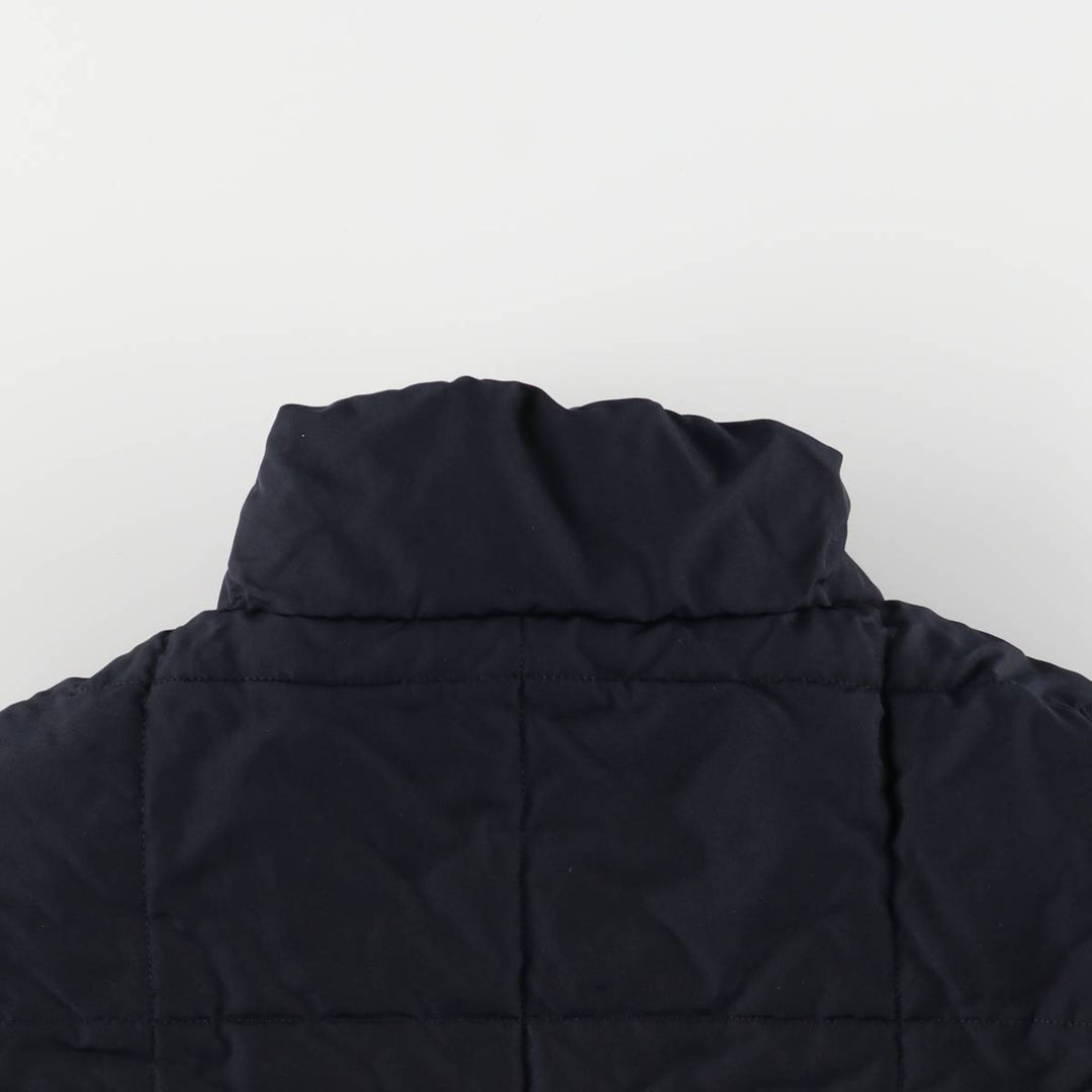 CHAPS Blackwatch Check Reversible Padded Vest, Women's, Size Small cotton navy blue type Vintage Second Hand