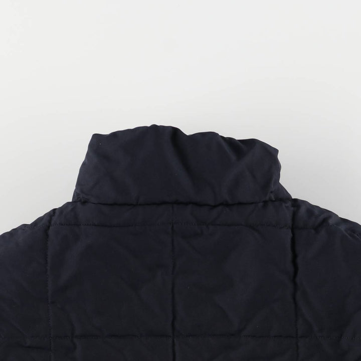 CHAPS Blackwatch Check Reversible Padded Vest, Women's, Size Small cotton navy blue type Vintage Second Hand