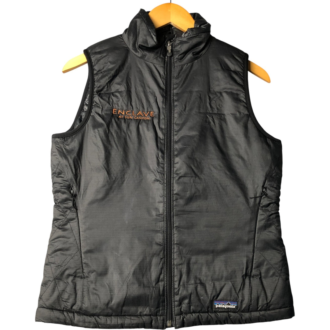 2000'S Patagonia Micro Puff Vest (84006F7), ripstop padded vest, women's size S polyester black type Vintage Second Hand