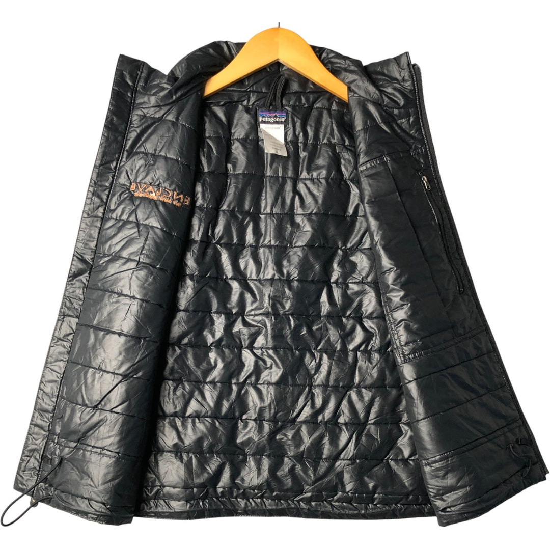 2000'S Patagonia Micro Puff Vest (84006F7), ripstop padded vest, women's size S polyester black type Vintage Second Hand
