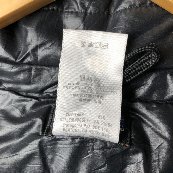2000'S Patagonia Micro Puff Vest (84006F7), ripstop padded vest, women's size S polyester black type Vintage Second Hand
