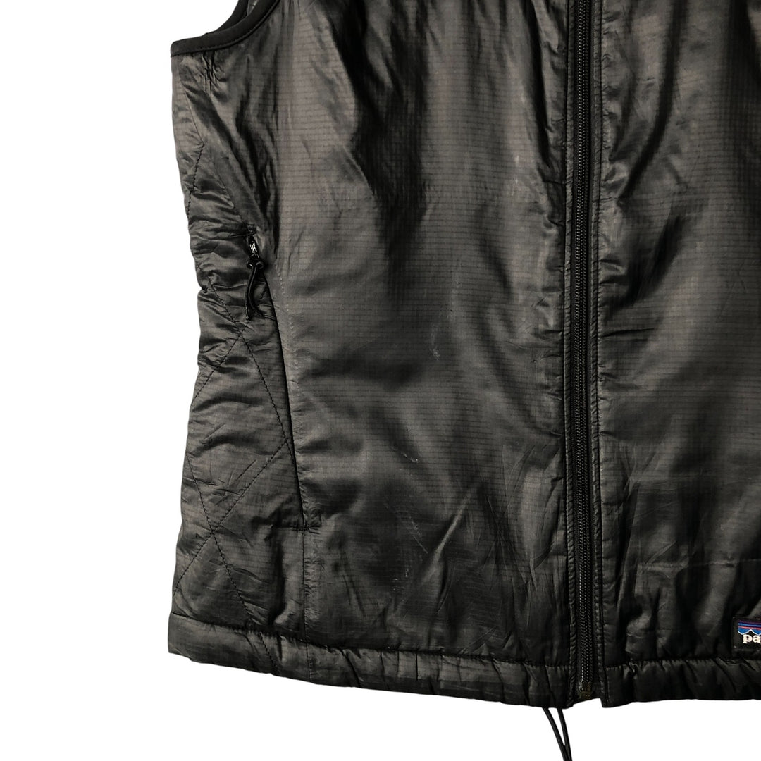 2000'S Patagonia Micro Puff Vest (84006F7), ripstop padded vest, women's size S polyester black type Vintage Second Hand