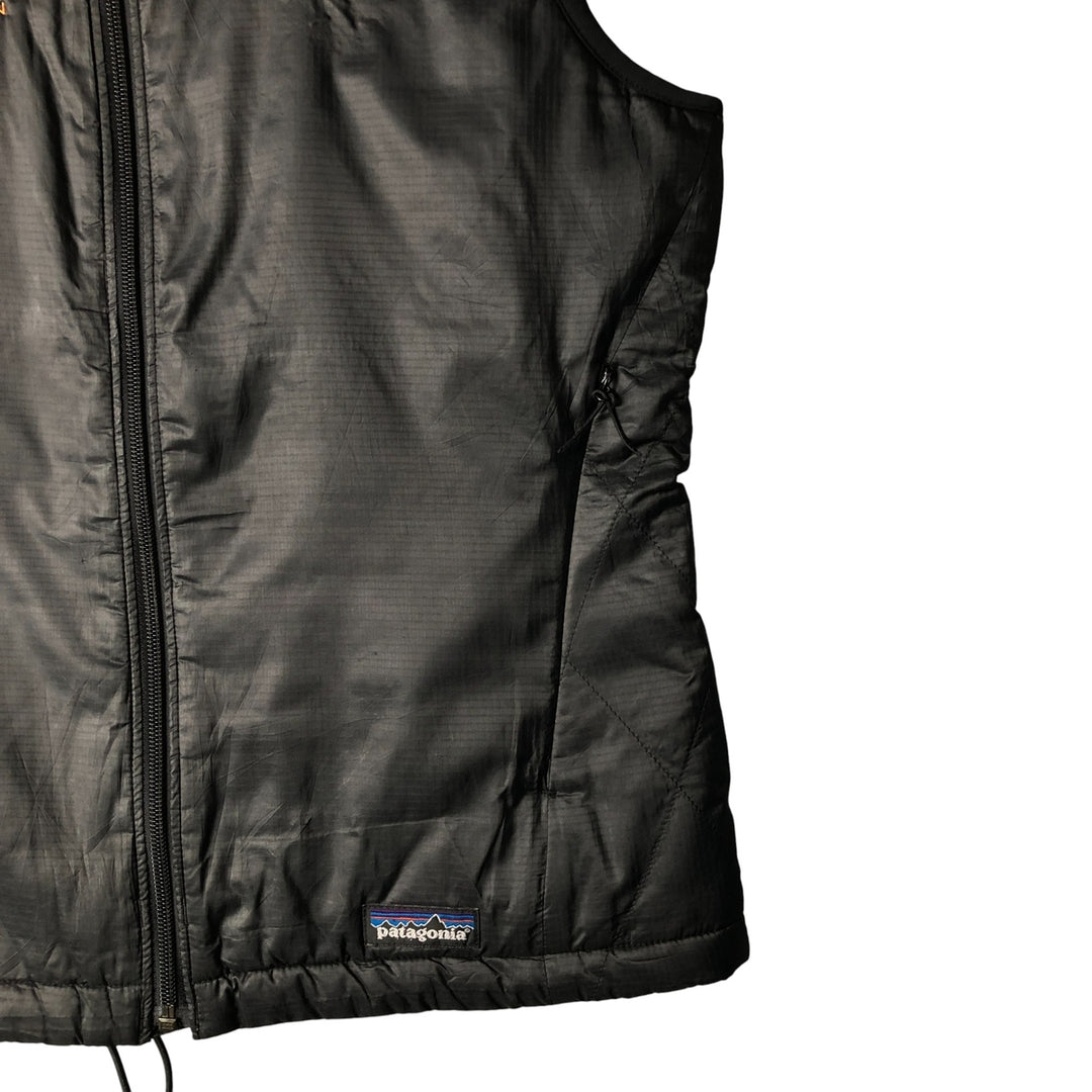 2000'S Patagonia Micro Puff Vest (84006F7), ripstop padded vest, women's size S polyester black type Vintage Second Hand