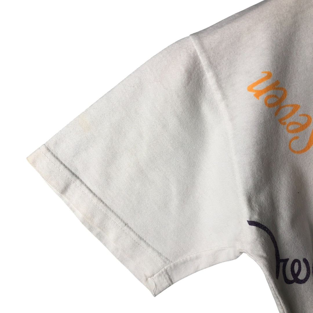 Seven Dwarfs Character Print T-Shirt, Women's Size S unclear white type Vintage Second Hand