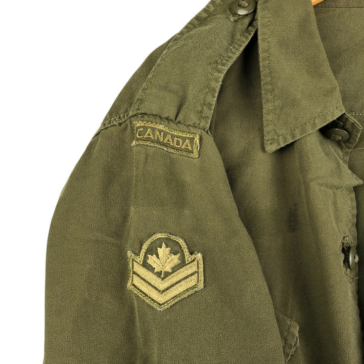Vintage Canadian Army MK-2 Military Combat Jacket, Size 5 Regular Medium, Men's Size M unclear Khaki type Vintage Second Hand