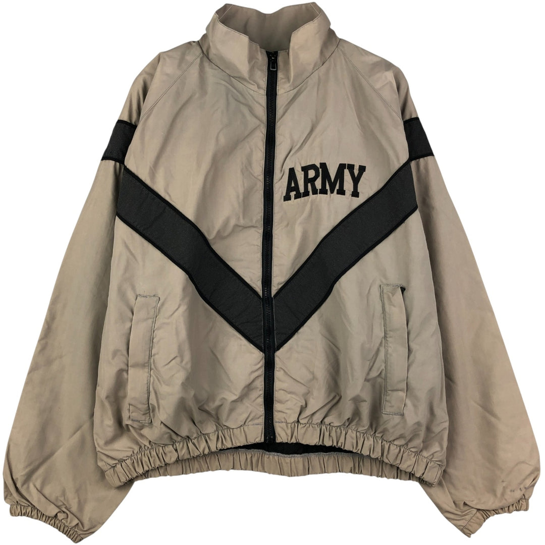 1990'S US Army IPFU Training Jacket, Nylon Jacket, Made in USA, Medium-Short, Men's Size M Nylon gray type Vintage Second Hand