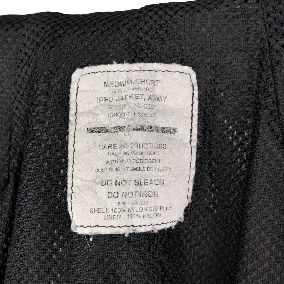 1990'S US Army IPFU Training Jacket, Nylon Jacket, Made in USA, Medium-Short, Men's Size M Nylon gray type Vintage Second Hand