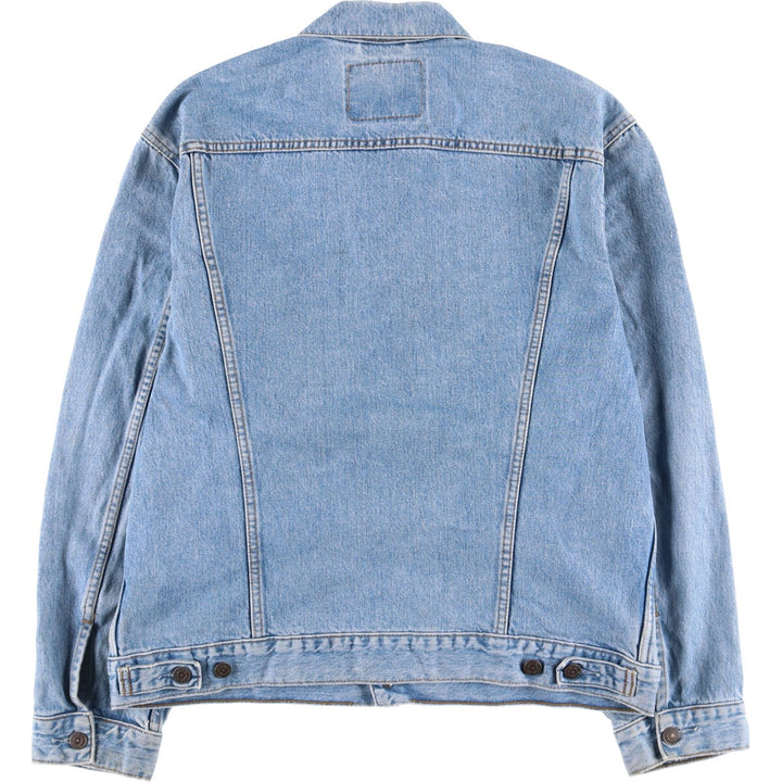 90'S Levi's 70503-02 Euro Model Denim Jacket, G-Jean, Men's Size L, Vintage cotton blue type Vintage Second Hand