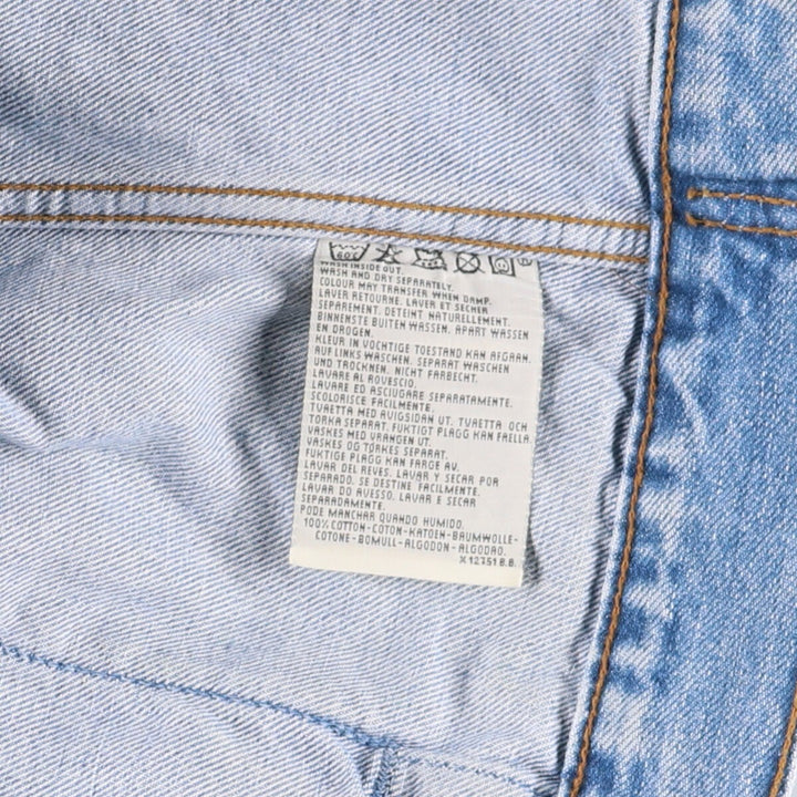 90'S Levi's 70503-02 Euro Model Denim Jacket, G-Jean, Men's Size L, Vintage cotton blue type Vintage Second Hand