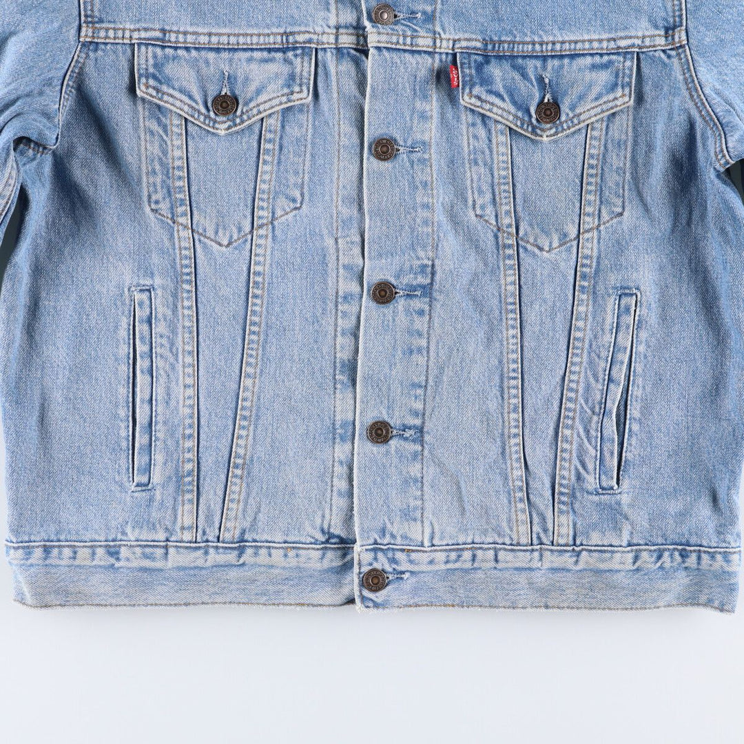 90'S Levi's 70503-02 Euro Model Denim Jacket, G-Jean, Men's Size L, Vintage cotton blue type Vintage Second Hand