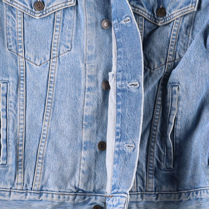 90'S Levi's 70503-02 Euro Model Denim Jacket, G-Jean, Men's Size L, Vintage cotton blue type Vintage Second Hand