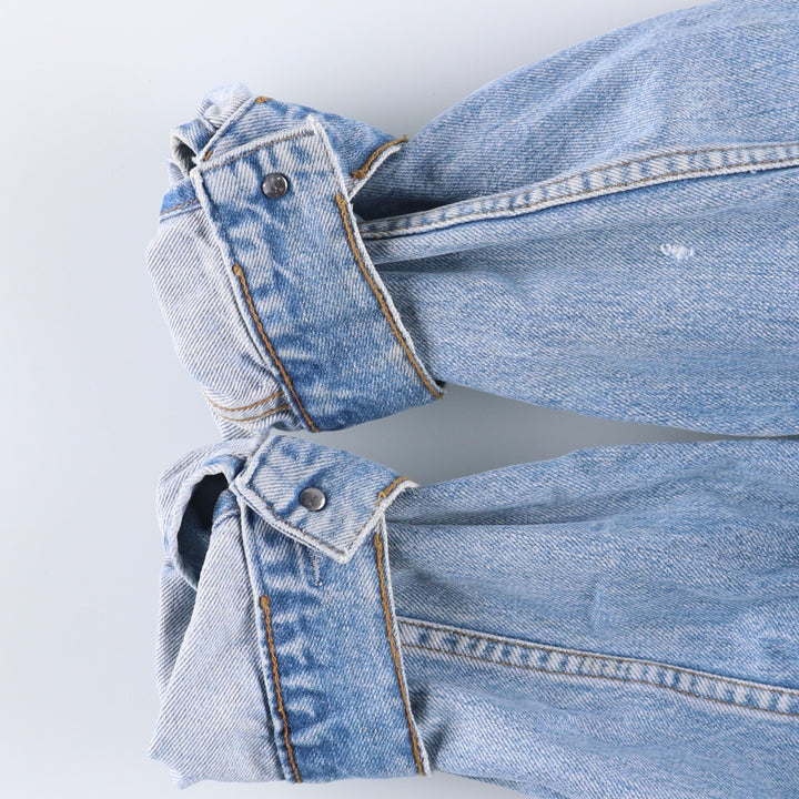 90'S Levi's 70503-02 Euro Model Denim Jacket, G-Jean, Men's Size L, Vintage cotton blue type Vintage Second Hand