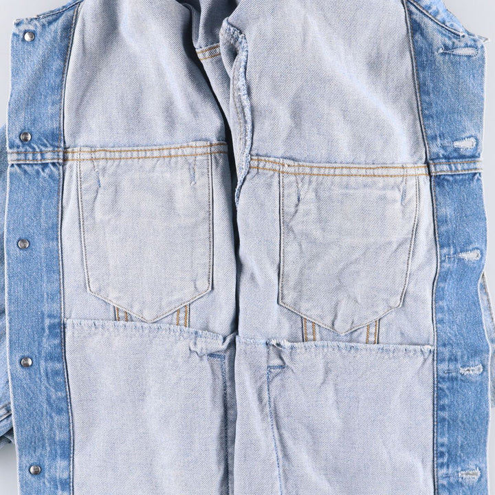 90'S Levi's 70503-02 Euro Model Denim Jacket, G-Jean, Men's Size L, Vintage cotton blue type Vintage Second Hand
