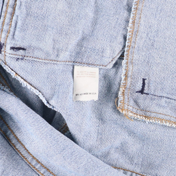 90'S Levi's 70506-0214 denim jacket, denim jacket, made in USA, men's size M, vintage unclear blue type Vintage Second Hand