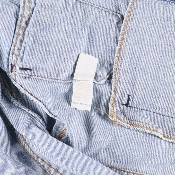 90'S Levi's 70506-0214 denim jacket, denim jacket, made in USA, men's size M, vintage unclear blue type Vintage Second Hand