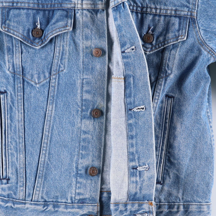 90'S Levi's 70506-0214 denim jacket, denim jacket, made in USA, men's size M, vintage unclear blue type Vintage Second Hand