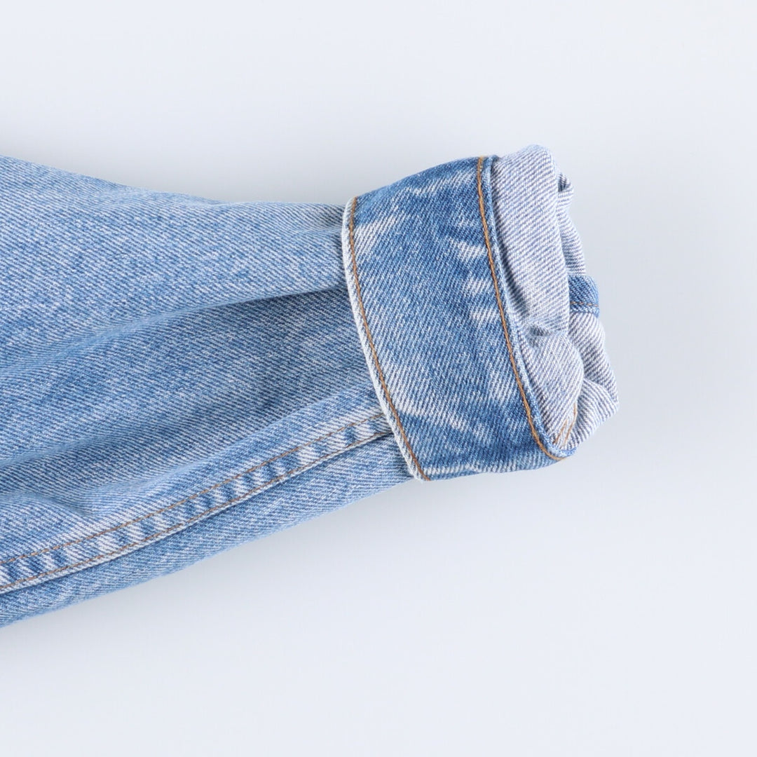 90'S Levi's 70506-0214 denim jacket, denim jacket, made in USA, men's size M, vintage unclear blue type Vintage Second Hand