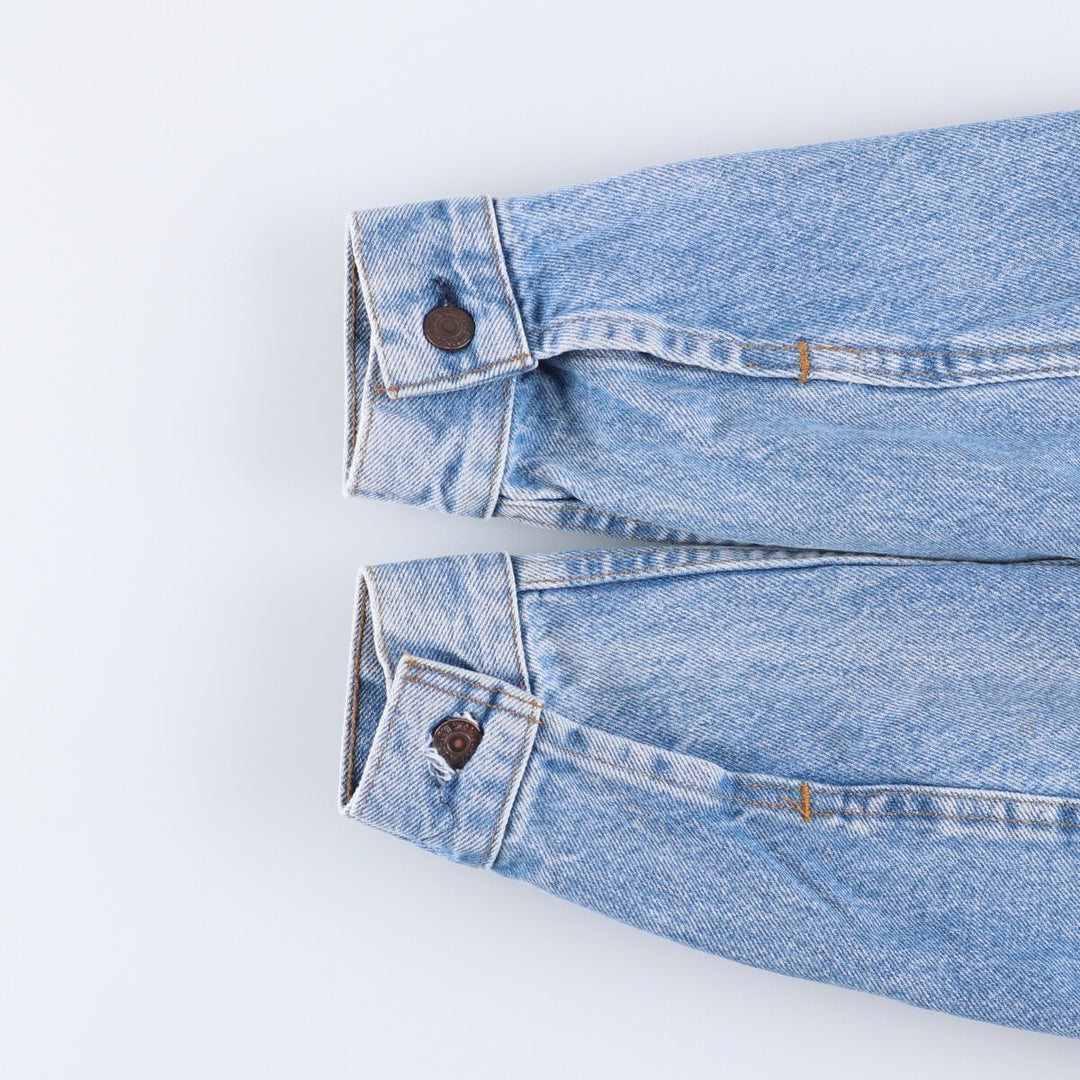 90'S Levi's 70506-0214 denim jacket, denim jacket, made in USA, men's size M, vintage unclear blue type Vintage Second Hand